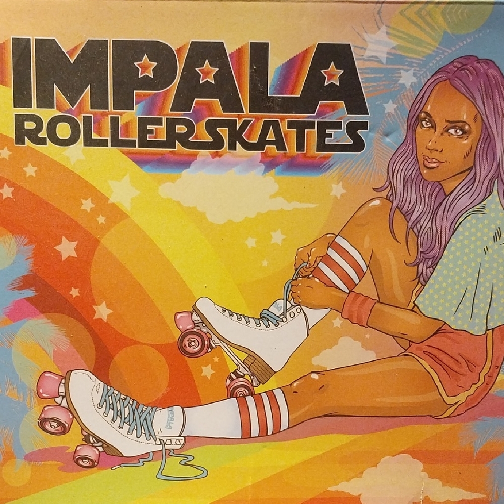 Impala Rollerskates - White and Pink